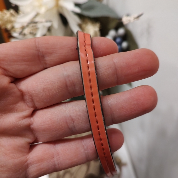 ❤️ Vintage Y2K GUC Coach Signature Monogram Canvas Wristlet Wallet, Salmon - Picture 10 of 11